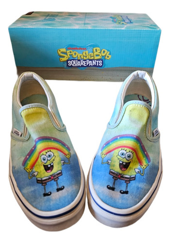 Zapatillas Vans Bob Esponja Niño Niña  Talla 33