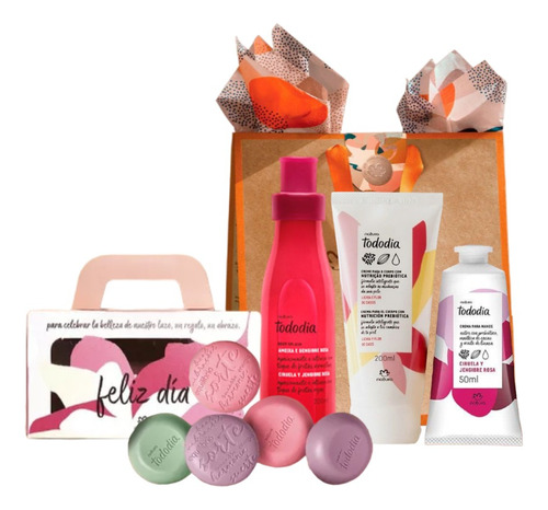 Kit Regalo Mujer Lichi + Body Splash Ciruela Y Jengibre Ros 