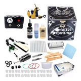 Valija Kit Tattoo Tatuar Principiante Profesional Completo