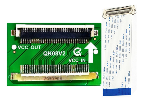 Placa Adaptadora Lvds 30p Samsung Para LG +  Lvds Cabo