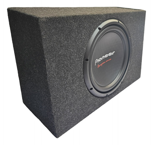 Cajón Premium De Laberinto Para Subwoofer Con Salida D Aire 