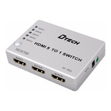 Hdmi Selector Switch 5x1 Full Hd Linea Premium Dtech