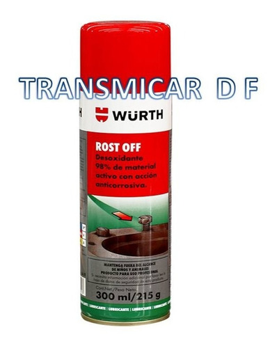 Dosoxidante Wurth Rost Off 300ml / 215g 20 Pzas Aflojatodo
