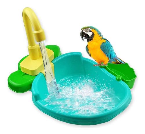 Baño De Pájaros Juguete, Parrot Bath, Alimentador Para Loros