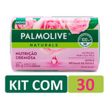 Kit Com 30 Sabonetes Palmolive Nutrição Cremosa 85g