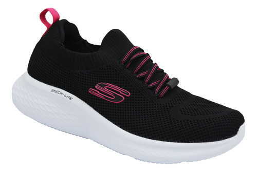 Tenis Skechers Skech-lite 2110002/bkhp Neg/fiu Memory Foam 