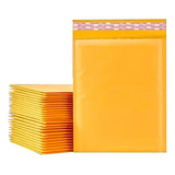 100 Sobres Acolchados Burbujas 17x21cm Impermeable Adhesivo Ecofriendly Cierre Adhesivo Para Embalaje Papel Kraft Amarillo Electrolandia Chile Envios Burbujas De Polietileno Courier Pack 100 Unidades