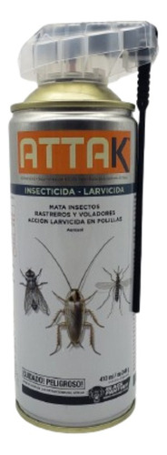 Insecticida Larvicida Attak Aerosol Polillas Cucarachas