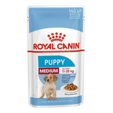 Royal Canin Pouch Medium Puppy Para Cachorros 140 G