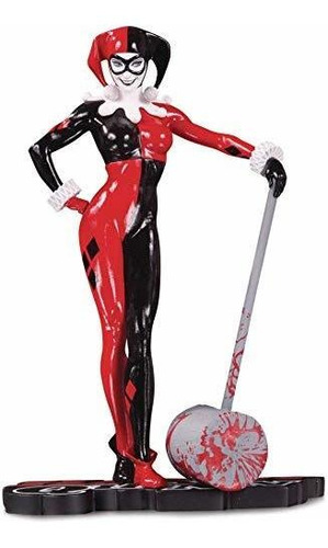 Estátua Harley Quinn Red, White & Black