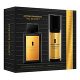 Kit Antonio Banderas The Golden Secret Edt 100ml + Deo 150ml