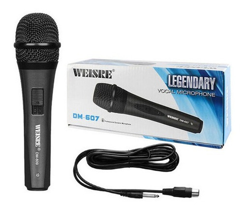 Microfono Para Karaoke Para Equipos De Audio Weisre Dm-607