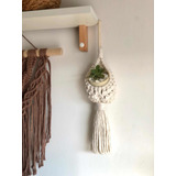 Colgante Macramé Nido Macetero Joyero Home Deco