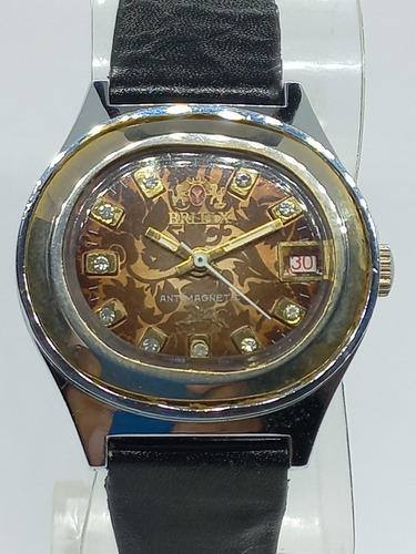 Reloj Vintage Britix Cuerda 70's De Colección No Rado, Mido