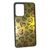 Funda Diseño Corazones Mujer Para Samsung A53 Metalizado