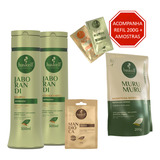 Kit Haskell Jaborandi Shampoo E Cond 300ml + Dose Mandioca