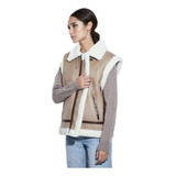 Puffer Chaleco Sin Mangas Eco Cuero Campera Nueva Temporada