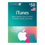 Tarjeta Itunes Apps Store $50 Cuenta Usa