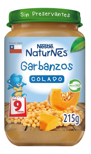 Colado Nestlé® Naturnes® Garbanzos 215g