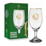 Taça Palmeiras Vinho Vidro Luxo 330ml Brasfoot Chop