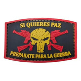 Parches Insignia Pvc Calavera Punisher Tactico Militar M12