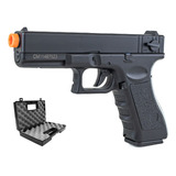Airsoft Pistola Glock G18 Cyma Cm030 Elétrica 6mm C Bateria