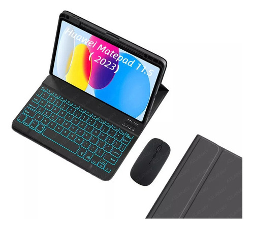 Funda+teclado Iluminado+ratón Para Huawei Matepad 11.5 2023