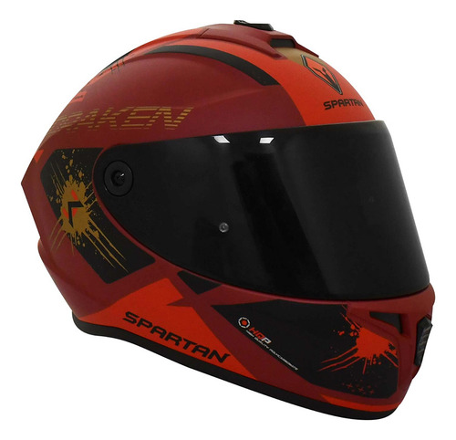 Casco Mt Moto Spartan Type C5 Certificado Ece Ntc Dot