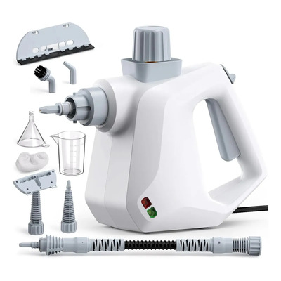 Vapor Cleaner Portable, Vapor Cleaner For Home, Vapor Limpiadora De Vapor Alta Potencia Para En Cocina, Baño Y Pisos, Vapor Cleaner A Altas Temperaturas 9 Accesorios.BLANCO | Meses sin interés