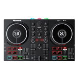 Controlador Dj Numark Party Mix Preto  Da 2  Canais