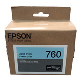 Cartucho De Tinta Epson 760 Light Cyan, Compatible Con P600