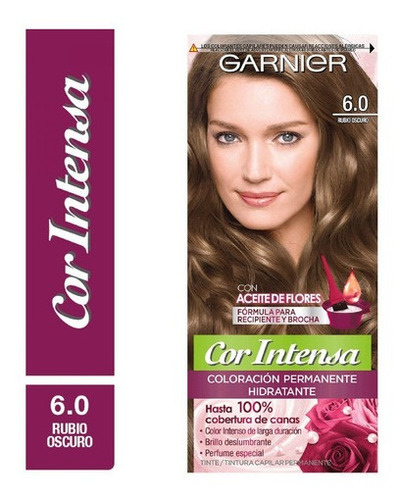  Garnier Nutrisse Cor Intensa Coloración Permanente X 45 Gr Tono 5.3 Castaño Claro Dorado