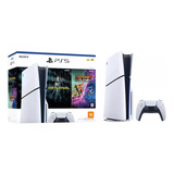 Console Sony Playstation 5 Slim Disk Cor Branco Bundle Ratchet & Clank And Returnal