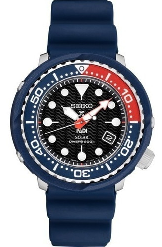Relógio Seiko Sne499 Solar Dive Tuna Padi Prospex Azul
