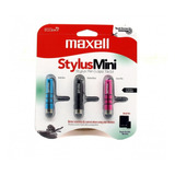Maxell Stylus Mini Para Tableta / Celular, 3 Piezas, 347125