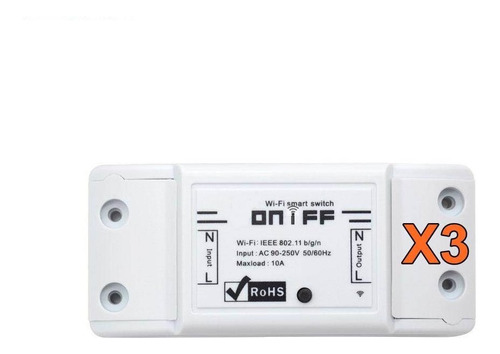 Interruptor Pack 3 Switch Inteligente Wifi Smart Domotica 