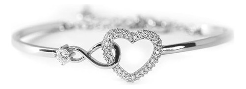 Pulseira Feminina Infinity Heart Bracelet For My Daughter