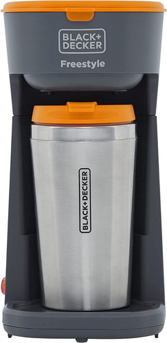 Cafeteira Individual Elétrica C Copo Termico Inox 400ml 600w