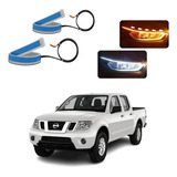 Kit Fitas Led Drl Farol + Seta 12v 45cm Nissan Frontier 2021