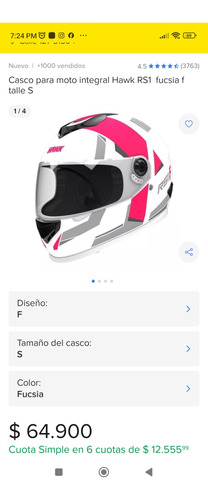 Casco De Moto