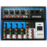 Apogee Consola Mixer Alive 6 Usb Bluetooth 6 Canales