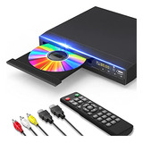 Reproductor De Dvd Hd Tv Hdmi Escalado De 1080p, Entrad...