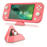 Base De Carga Para Nintendo Switch Lite Color Coral