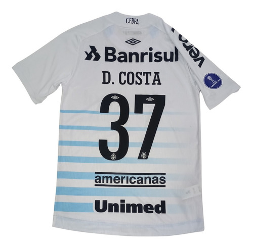 Camisa Jogo Grêmio Branca 2021 Sul-americana D. Costa #37
