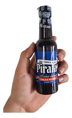 12 Salsas Negras Marisquera Pirata Original De Mazatlán