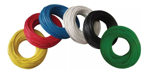 Cable Automotriz Plastico 100% Cobre Calibre 18 100 Mt Color