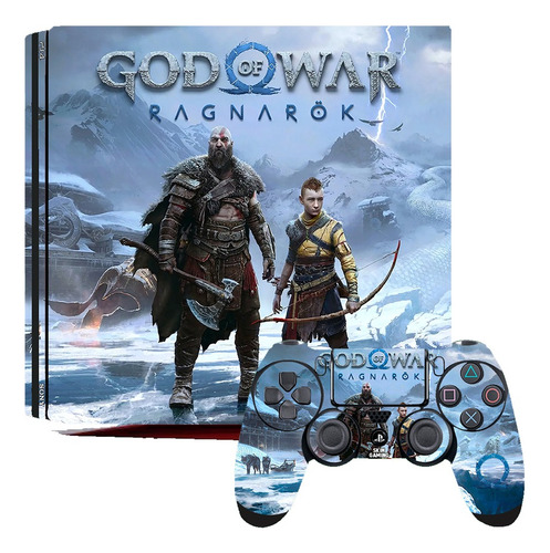 Skin/adhesivo - Ps4 - Combo - God Of War