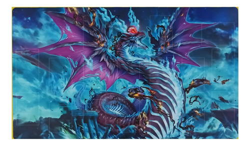 Playmat Artesanal Para Yu-gi-oh, Snake-eyes Flamberge Dragon