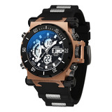 Loqnce S8022_reloj Agujas-digital_multifunción_tamaño Grande