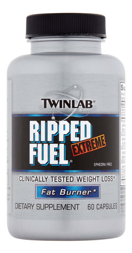 Ripped Fuel Extreme Twiinlab 120 Cáps! Fat Burner Usa!!